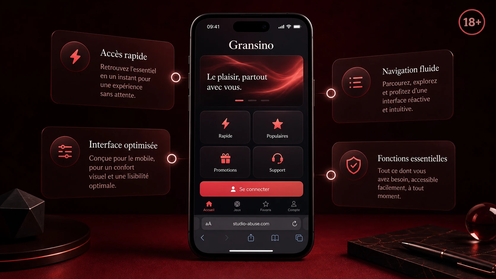 Avantages du Gransino mobile