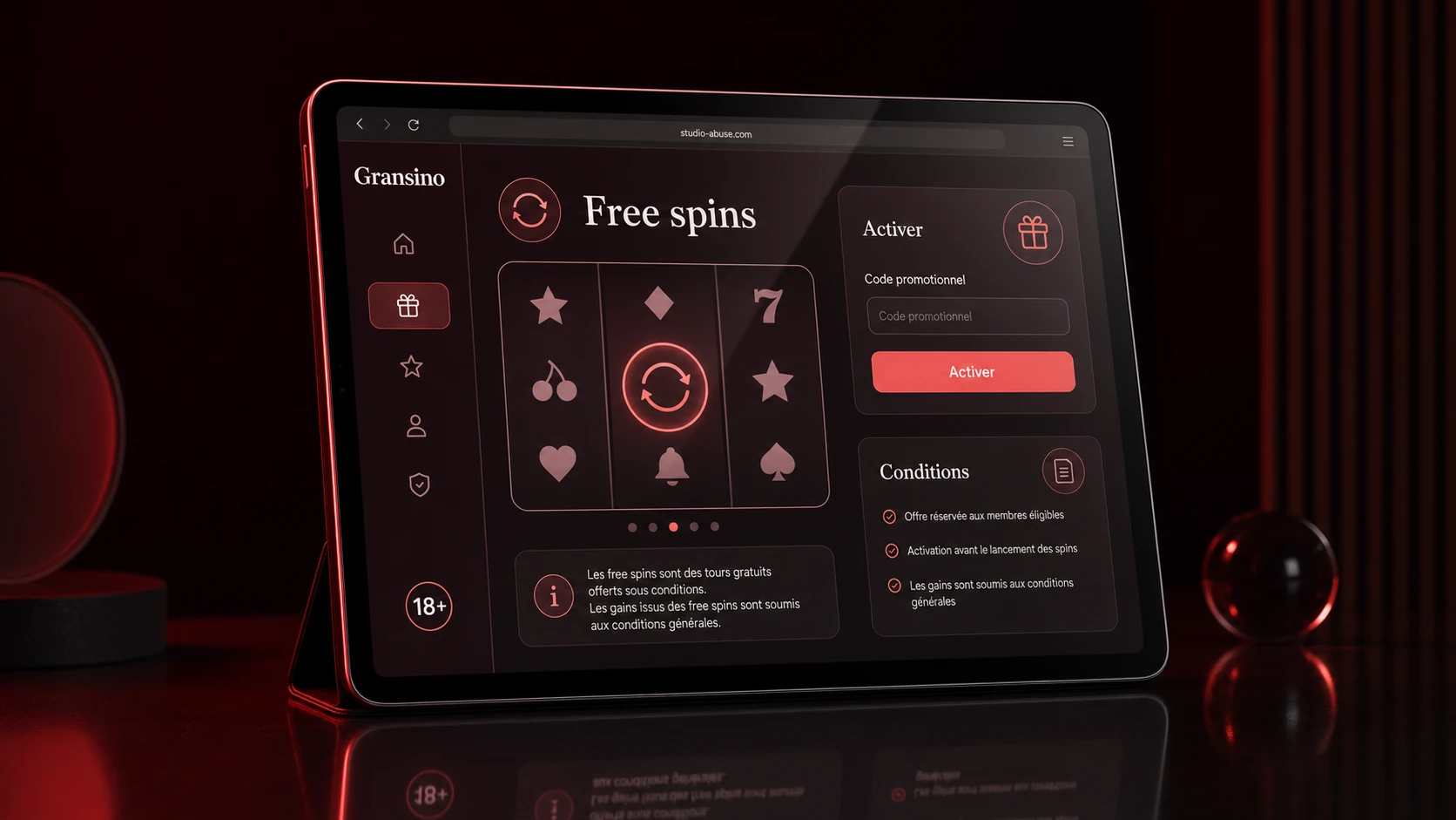 Free spins Gransino – comment en profiter