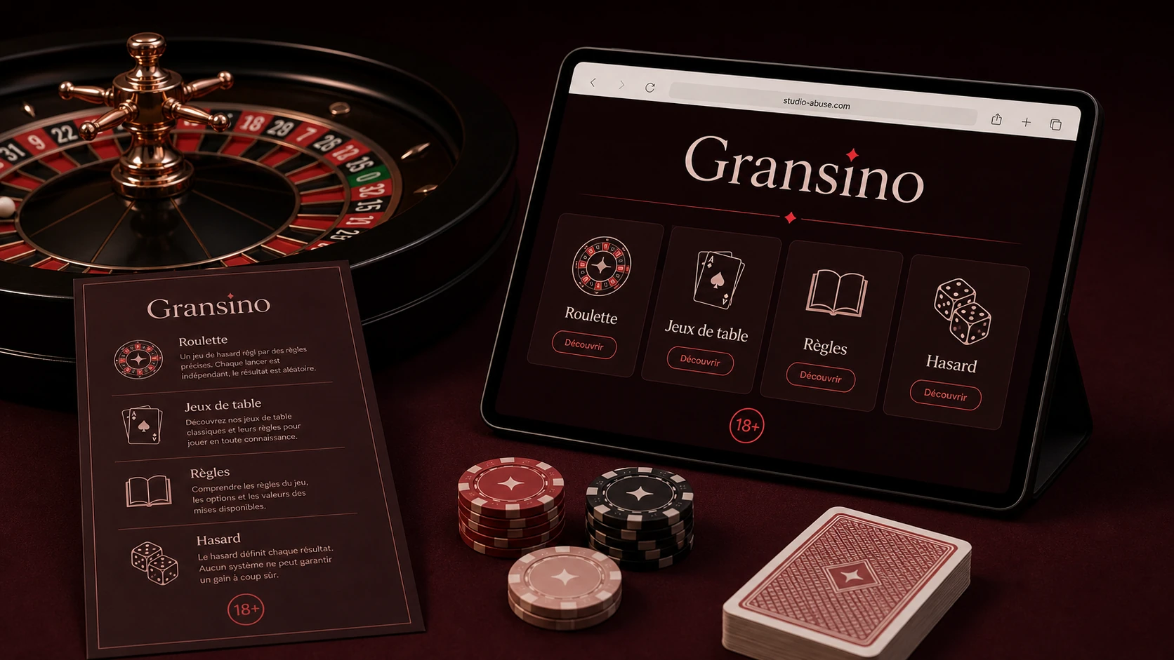 Jeux de table et roulette