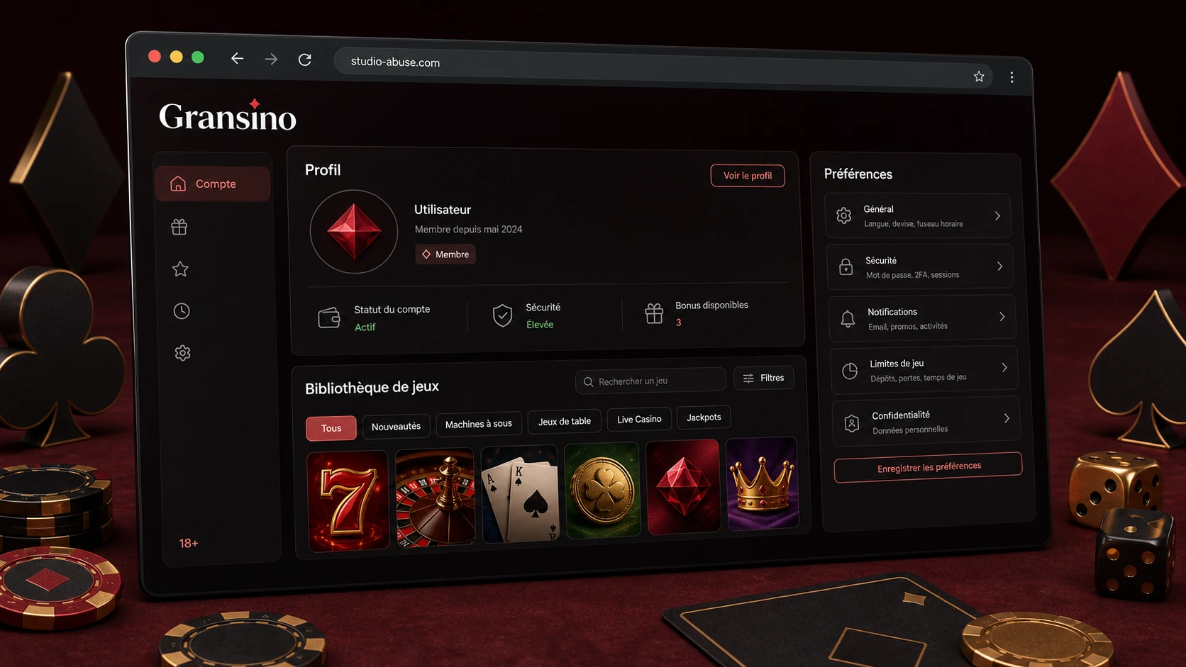 Qu’est-ce que Gransino casino